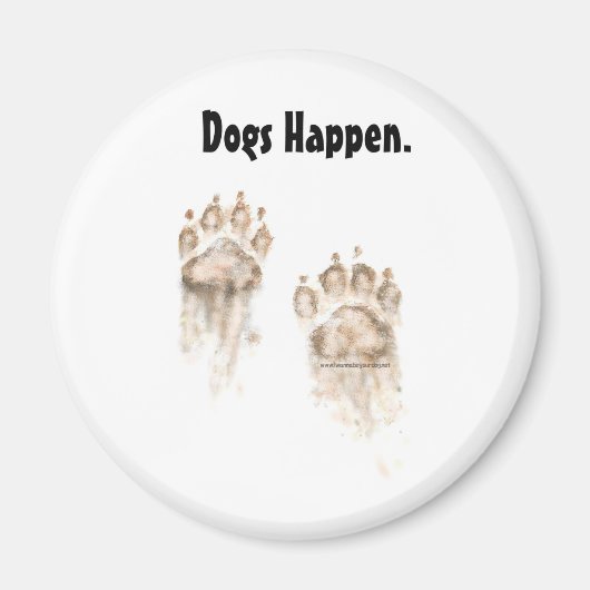 Aimant Chiens arrivés (Devant)