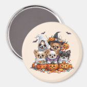 Aimant Chiens Chihuahua Halloween (Recto/Verso)