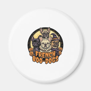 Aimant Chiens de bouh français Halloween Bouledogue franç