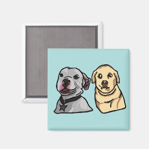 Aimant Chiens Mignons Mèmes