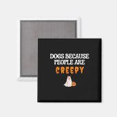 Aimant Chiens Parce Que Les Gens Sont Déplaisants Drôle C (Recto/Verso)