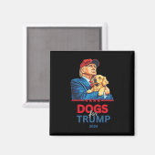 Aimant Chiens Pour Trump Trump (Recto/Verso)