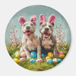 Aimant Chiens taureaux de Pâques