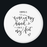 Aimant Chiens Wine Love Happiness Citation Funky Hand Let<br><div class="desc">Chiens Wine Love Happiness Citation Funky Hand Lettered aimant © Gorjo Designs. Imprimé par Zazzle. // Besoin d'un design personnalisé ? Vous avez d'autres idées ? N'hésitez pas à me contacter à : zoe@gorjodesigns.com</div>