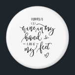 Aimant Chiens Wine Love Happiness Citation Funky Hand Let<br><div class="desc">Chiens Wine Love Happiness Citation Funky Hand Lettered aimant © Gorjo Designs. Imprimé par Zazzle. // Besoin d'un design personnalisé ? Vous avez d'autres idées ? N'hésitez pas à me contacter à : zoe@gorjodesigns.com</div>