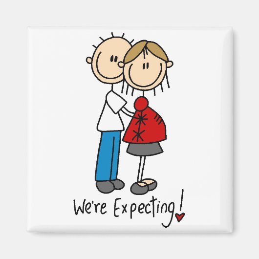 Aimant Chiffre de bâton attendu (Devant)