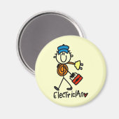 Aimant Chiffre de bâton électricien (Recto/Verso)