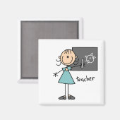 Aimant Chiffre de bâton enseignant (Recto/Verso)