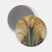 Aimant Chiffre de coordination Brown à rayures (Recto/Verso)