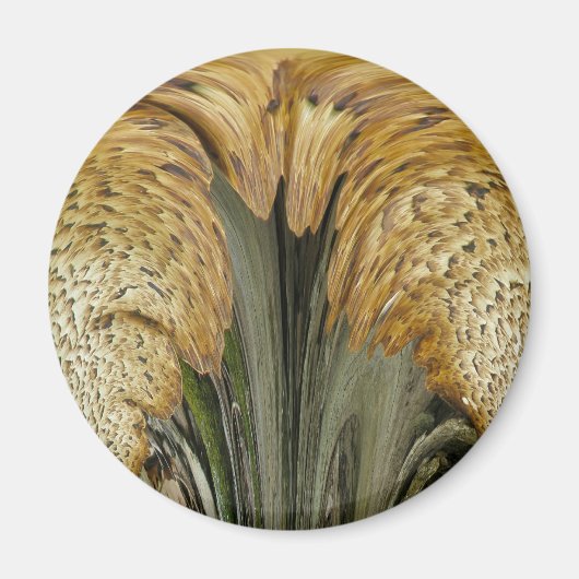 Aimant Chiffre de coordination Brown à rayures (Devant)