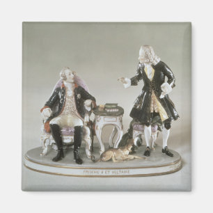 Aimant Chiffre de porcelaine de Frederick II de la Prusse