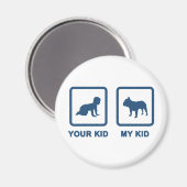 Aimant Chiffre de taureau français (Recto/Verso)