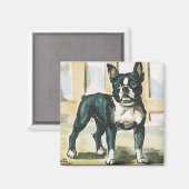 Aimant Chiffre de taureau français (Recto/Verso)