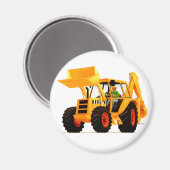 Aimant Chiffre jaune de l'enfant (Recto/Verso)