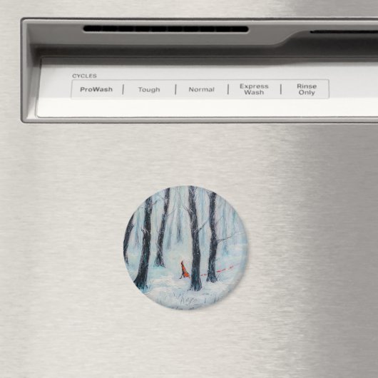 Aimant Chiffre semblable à un chapiteau rouge dans une fo (In Situ (Lave-vaisselle))