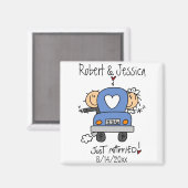 Aimant Chiffre Stick Juste Marié (Recto/Verso)