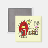 Aimant Chiffre T-shirts et cadeaux de bâton d'animaux de (Recto/Verso)