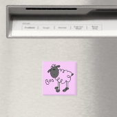 Aimant Chiffre T-shirts et cadeaux de bâton de moutons (In Situ (Lave-vaisselle))