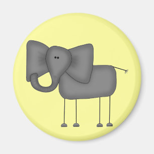 Aimant Chiffre T-shirts et cadeaux de bâton d'éléphant