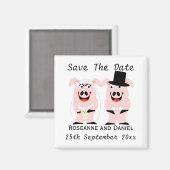 Aimant Chiffres Enregistrer Le Faire-part Mariage Date (Recto/Verso)