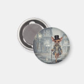 Aimant Chihuahua About Town In Paris (Recto/Verso)