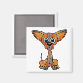Aimant Chihuahua Batik (Recto/Verso)