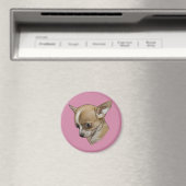 Aimant Chihuahua coupable chiot (In Situ (Lave-vaisselle))