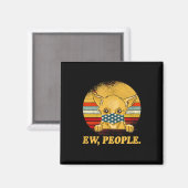 Aimant chihuahua dog ew people dog wearmask (Recto/Verso)