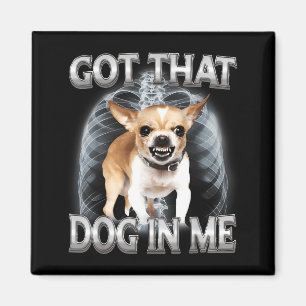 Aimant Chihuahua drôle a ce chien dans le mème de l'amant