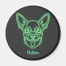 Chihuahua Néon Personnalisé Lumineux