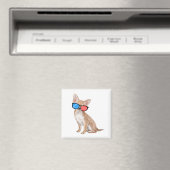 Aimant Chihuahua patriotique (In Situ (Lave-vaisselle))