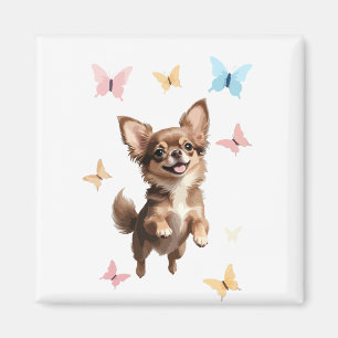 Aimant Chihuahua Vector Peinture adorable animal amusant 