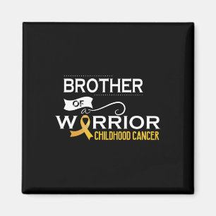 Aimant Childhood cancer awareness Brother of a warrior