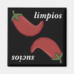 Aimant Chili Rojo Cute Lave-vaisselle