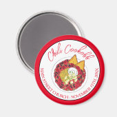 Aimant Chilli Soupe Concours de cuisine Concours de soupe (Recto/Verso)