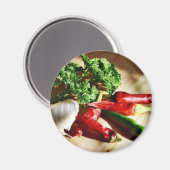 Aimant Chillies Chili Peppers Garlic Parsley (Recto/Verso)