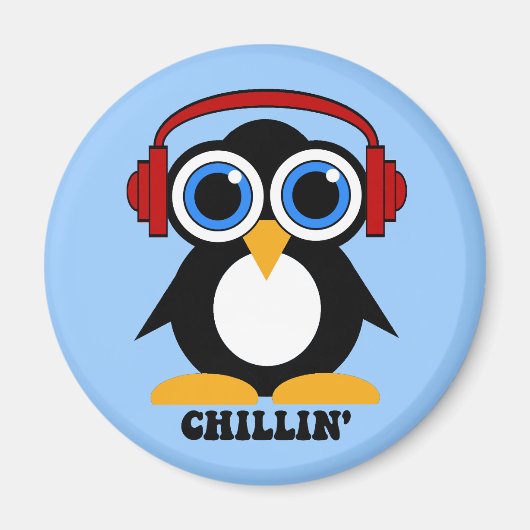 Aimant chilline de pingouin (Devant)
