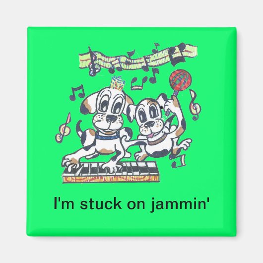 Aimant Chilly Chien Le Beagle Dansant (Devant)