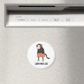 Aimant Chim-Pants-Zee Funny Chimpanzé Singe Pun (In Situ (Lave-vaisselle))