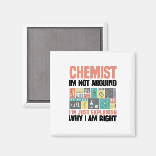 Aimant Chimie (Recto/Verso)