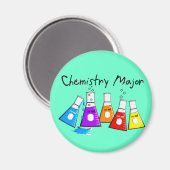 Aimant Chimie Cadeaux majeurs Beeker Design (Recto/Verso)