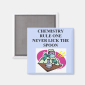Aimant chimie : ne jamais lécher la cuillère (Recto/Verso)