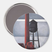 Aimant Chimney and Water Tower (par Charles Demuth) (Recto/Verso)