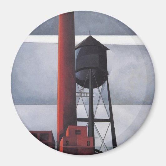 Aimant Chimney and Water Tower (par Charles Demuth) (Devant)