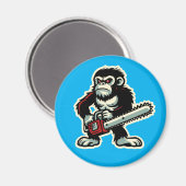 Aimant Chimp de scie (Recto/Verso)