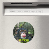 Aimant CHIMPANZEE & JUNGLE Primate Wildlife Art Magazine (In Situ (Lave-vaisselle))