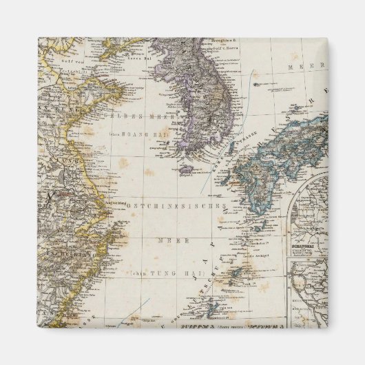 Aimant Chine, Corée, Japon (Devant)