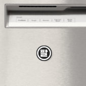 Aimant Chine coréenne numéro 8 huit 팔 (In Situ (Lave-vaisselle))