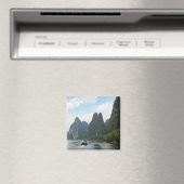 Aimant Chine, Guilin, Li River, Bateaux de la rivière le  (In Situ (Lave-vaisselle))