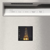 Aimant Chine, Pagode de Guilin la nuit (Magnet) (In Situ (Lave-vaisselle))